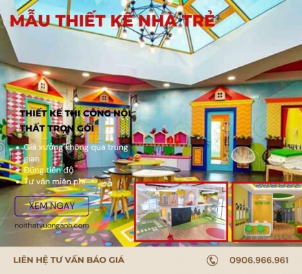 Mẫu Thiết Kế Nhà Trẻ Tạo Nên Không Gian An Toàn và Sáng Tạo