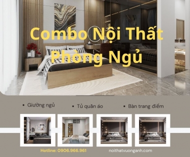 Khám Phá Những Mẫu Combo Nội Thất Phòng Ngủ Gỗ Công Nghiệp Đẹp Và Tiện Nghi