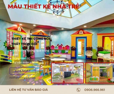 Mẫu Thiết Kế Nhà Trẻ Tạo Nên Không Gian An Toàn và Sáng Tạo