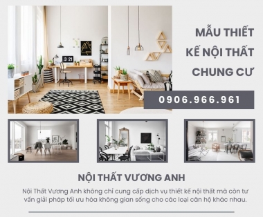 Mẫu Thiết Kế Nội Thất Chung Cư Tạo Dựng Không Gian Sống Hiện Đại và Tiện Nghi