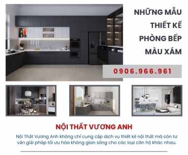 Thiết Kế Phòng Bếp Màu Xám Ý Tưởng, Lợi Ích và Mẫu Sang Trọng