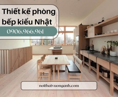 Thiết kế phòng bếp kiểu Nhật Hiện đại, tinh tế và phong thủy
