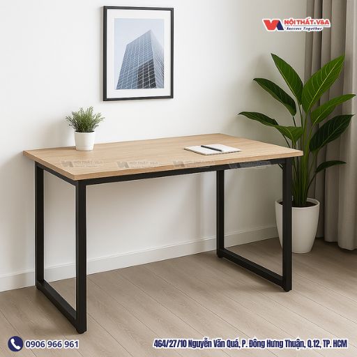 Bàn làm việc gỗ công nghiệp - Địa chỉ bán bàn làm việc Gò Vấp