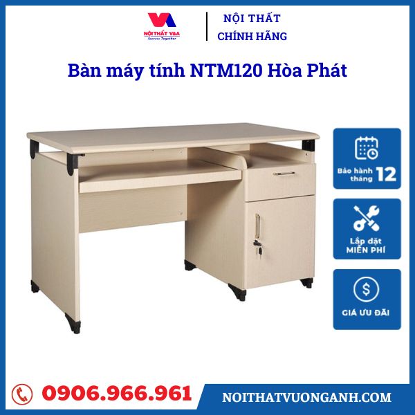 Bàn máy tính NTM120 Hòa Phát