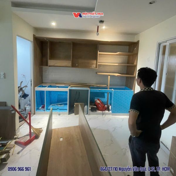 Giám Sát Công Trình - Xưởng Sản Xuất Nội Thất Gỗ Quận 12