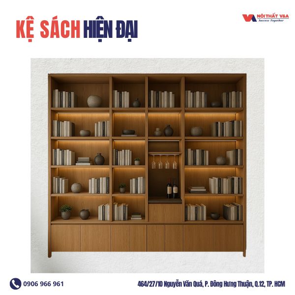 Kệ sách hiện đại 