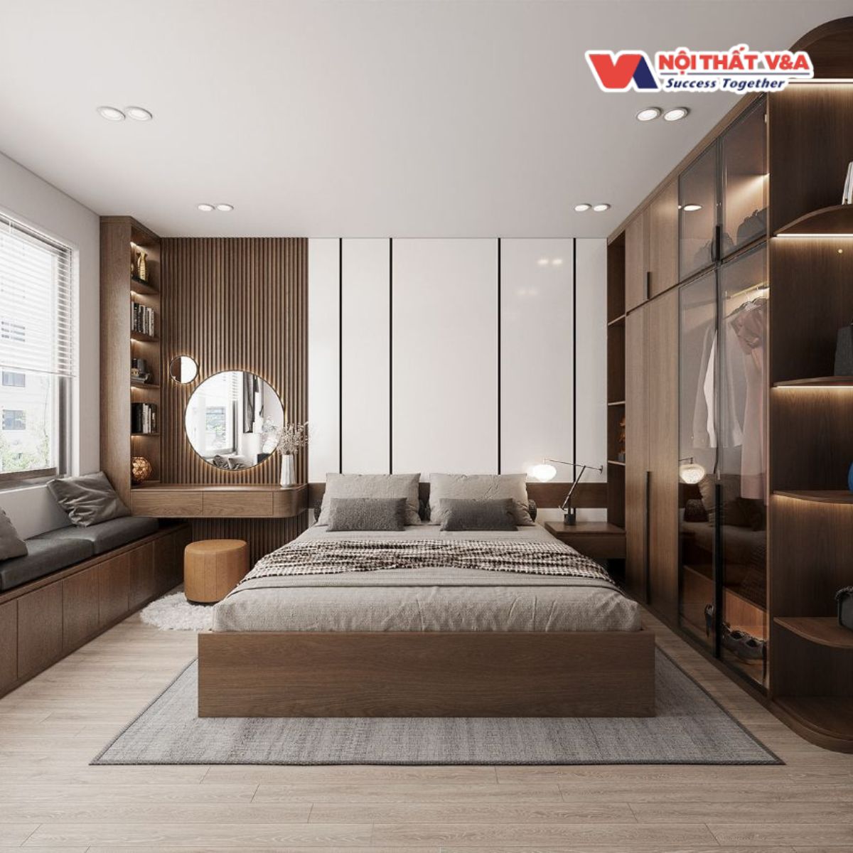 Mẫu thiết kế nội thất nhà phố Quận 12 hiện đại