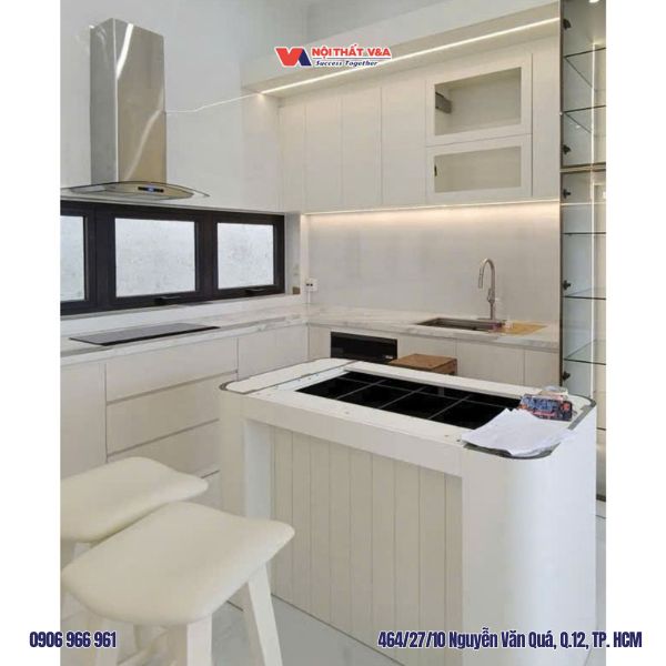 Nhà Bếp Biệt Thự Rạch Giá - Dự án xưởng sản xuất nội thất quận 12 Vương Anh