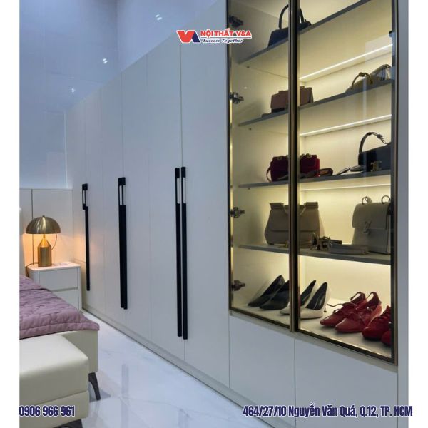 Phòng Ngủ Biệt Thự Rạch Giá - Dự án xưởng sản xuất nội thất quận 12 Vương Anh