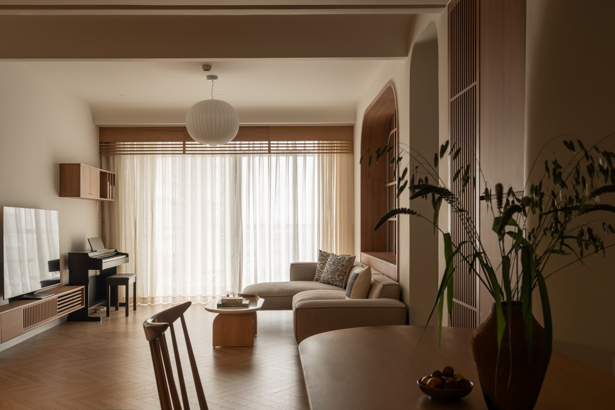 Phòng khách hiện đại-Thi công nội thất phòng khách HCM