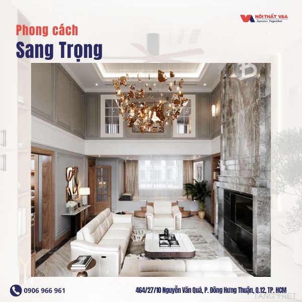 Sang trọng - đơn vị thi công nội thất gỗ Hồ Chí Minh