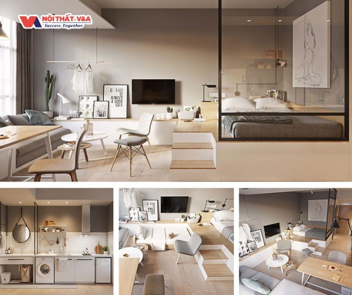 Thiết kế module thông minh cho căn hộ nhỏ