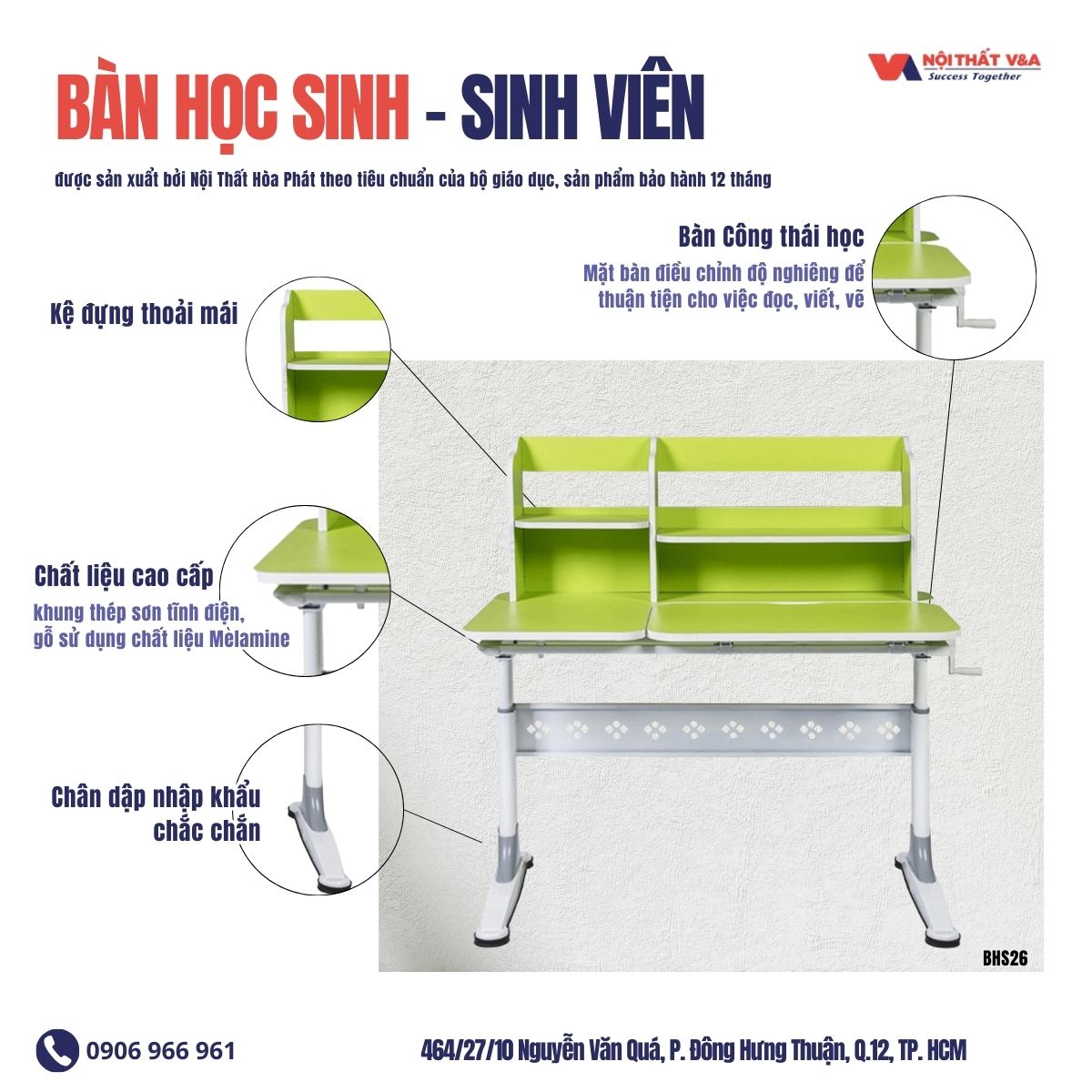 bàn gấp gọn đa năng - bàn làm việc giá rẻ gò vấp