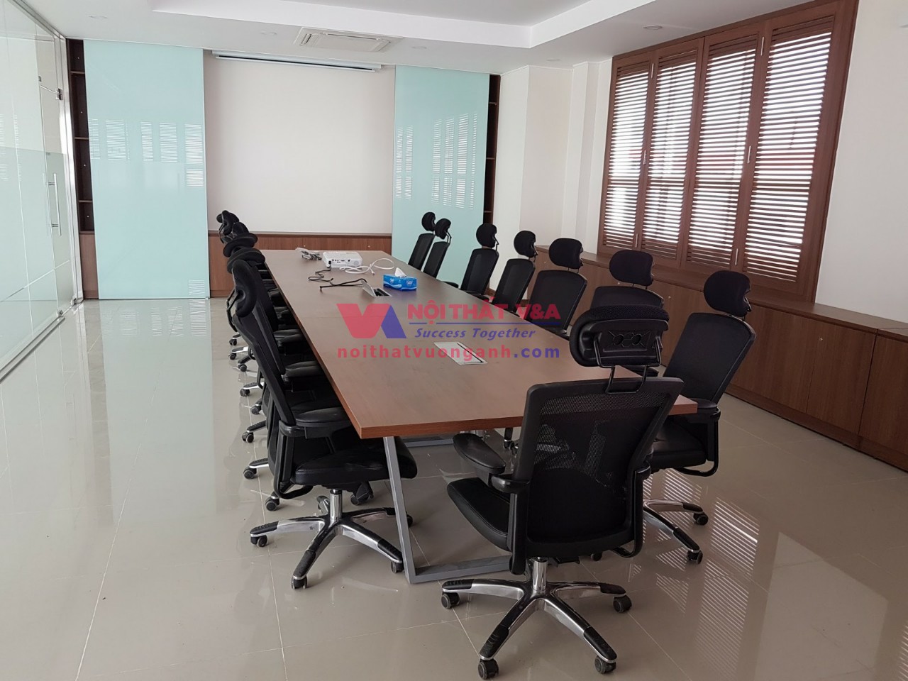 nội thất văn phòng tại kcn long đức