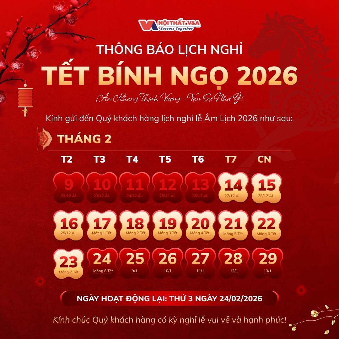 Thông Báo Nghỉ Tết Nguyên Đán Năm 2026
