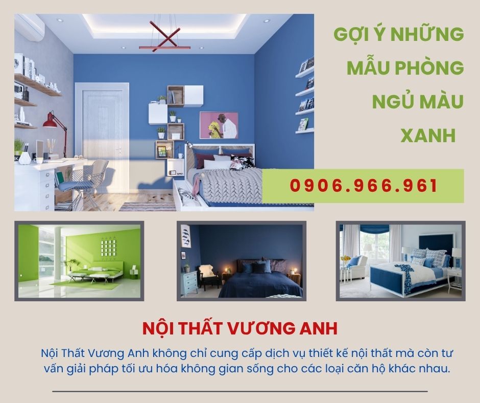Gợi ý những mẫu phòng ngủ màu xanh lá