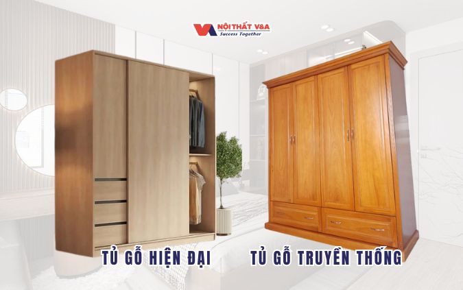 Nội thất gỗ hiện đại và nội thất gỗ truyền thống