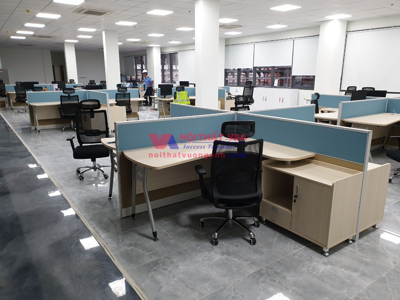 nội thất văn phòng hòa phát tại kcn tam phước