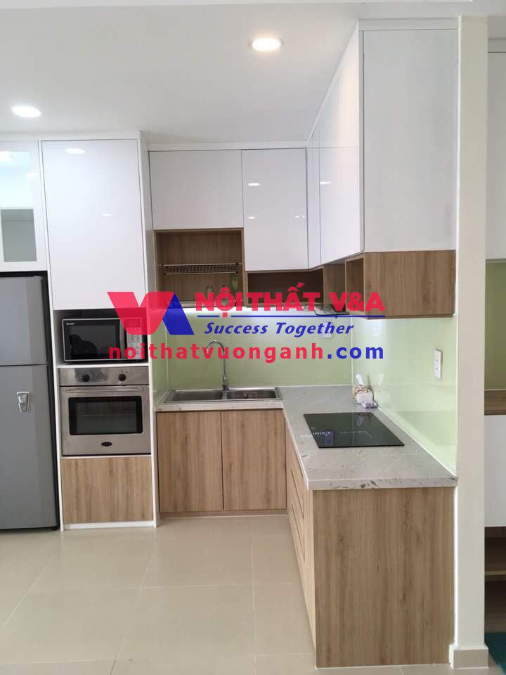 nội thất phòng bếp hòa phát tại khu tái định cư lộc an