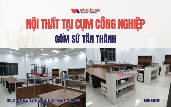 Nội thất tại cụm CN gốm sứ Tân Thành
