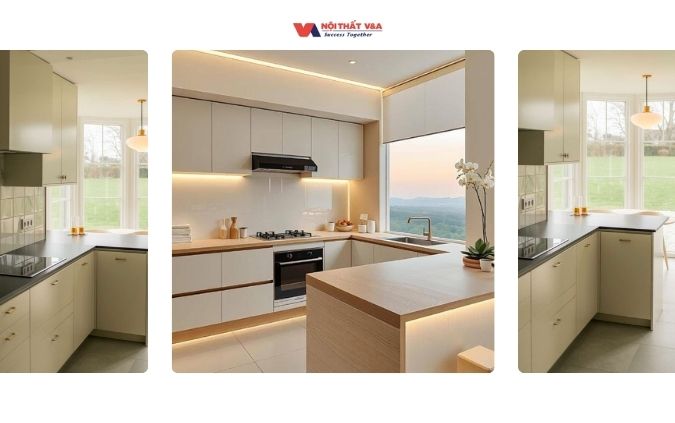 Phòng Bếp - Nội Thất Gỗ Hiện Đại HCM