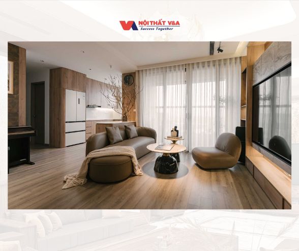 Phòng Khách Chung Cư - Nội Thất Vương Anh