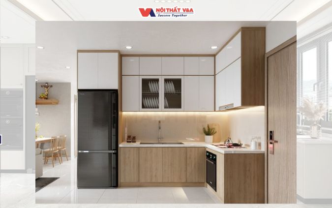 Tủ Bếp Chữ L - Báo Giá Tủ Bếp Acrylic